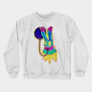 Neon Bunny Crewneck Sweatshirt